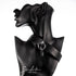 SiaLinda: Halsband Leder O-Ring Edelstahl, Serie Nummer 12, Strong 25mm breit - SiaLinda.com